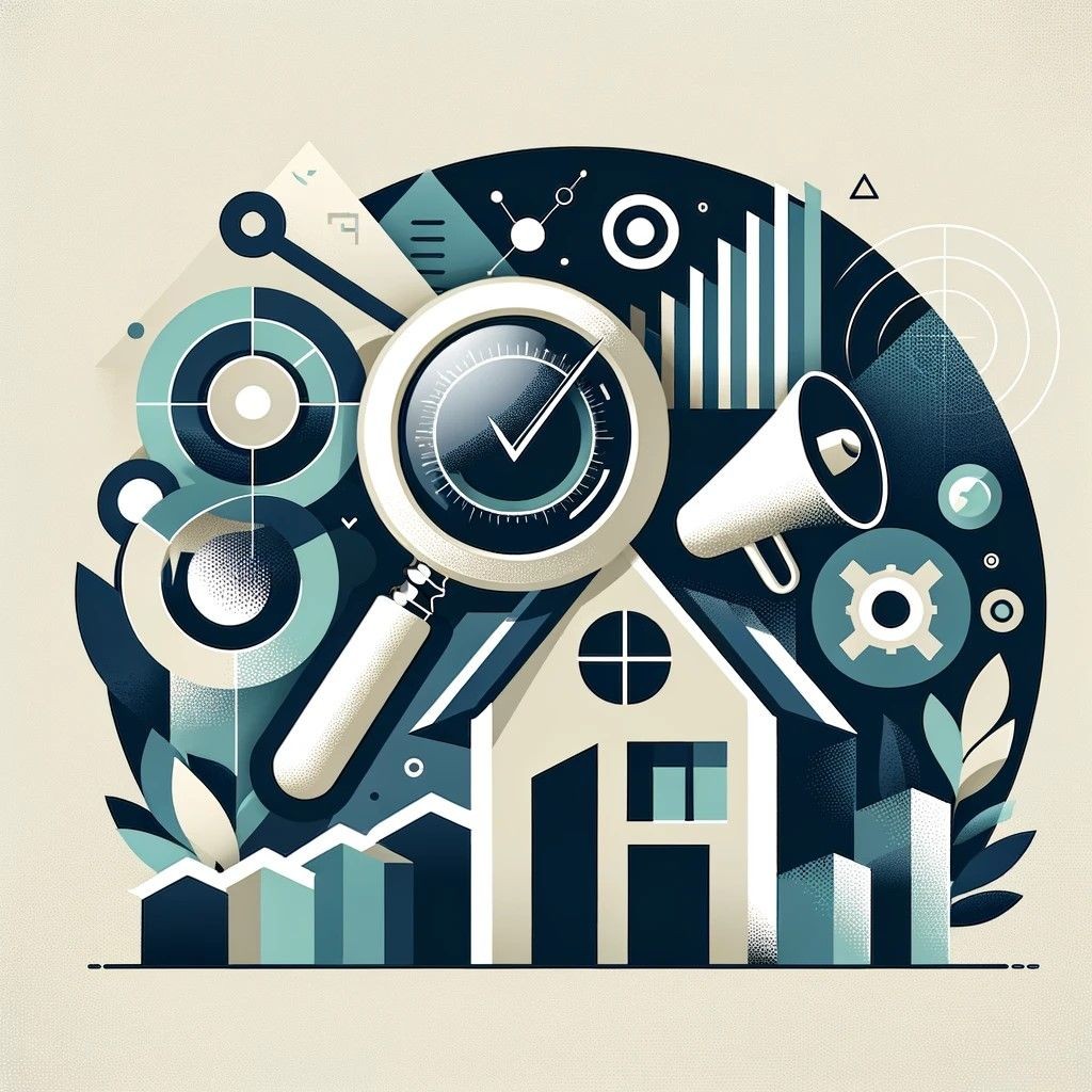 Creative representation of customized property marketing strategies aimed at boosting property appeal and market reach.